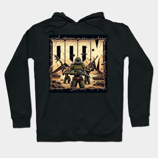 Doom Army Hoodie by The Doom Guy